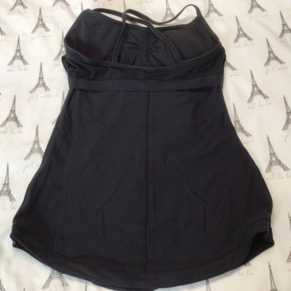 Lululemon Atma Tank Top Shelf Bra Size 8 Black - Picture 11 of 12